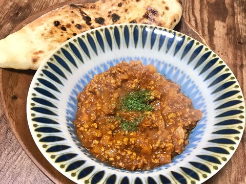 水なし簡単キーマカレー*